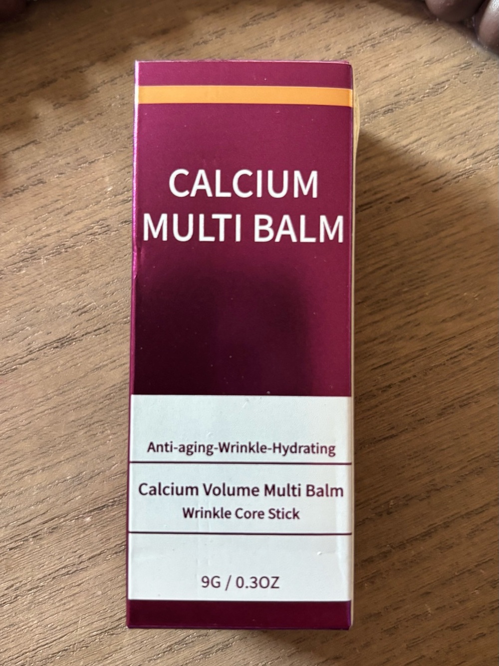 Calcium Multi Balm Anti-Aging Hydrating Stick - Burgundy